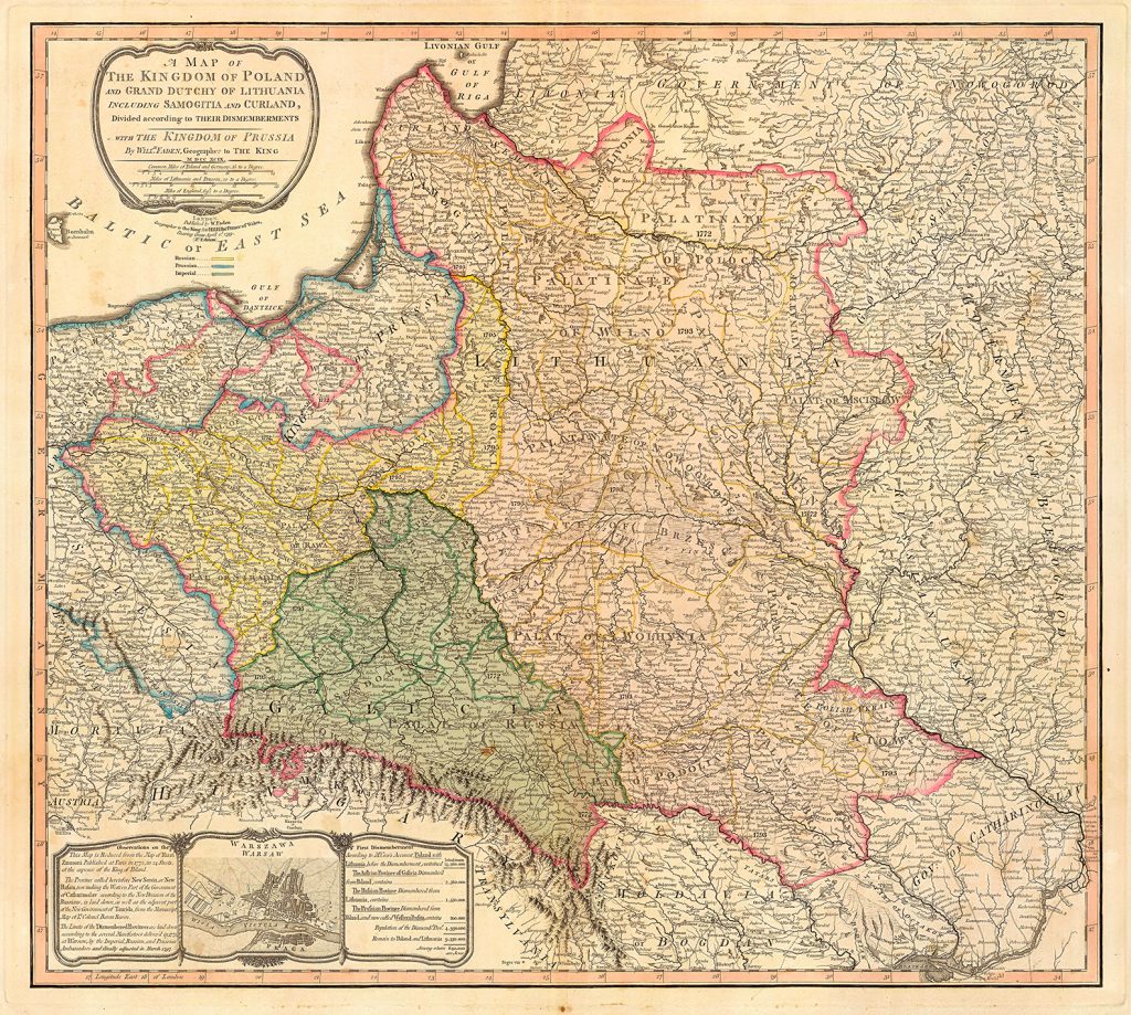 Die „Zerstückelungen“ (Dismemberments) Polens durch die Dritte Teilung (1795)