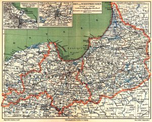 Die Aufteilung der früheren Provinz Preußen in zwei wieder ...